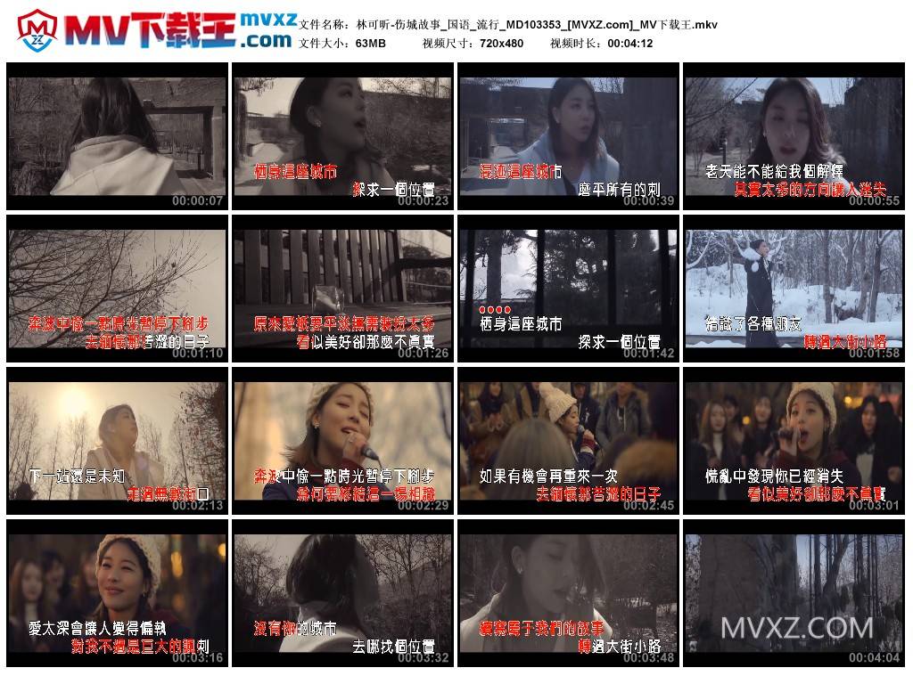 林可昕-伤城故事_国语_流行_MD103353